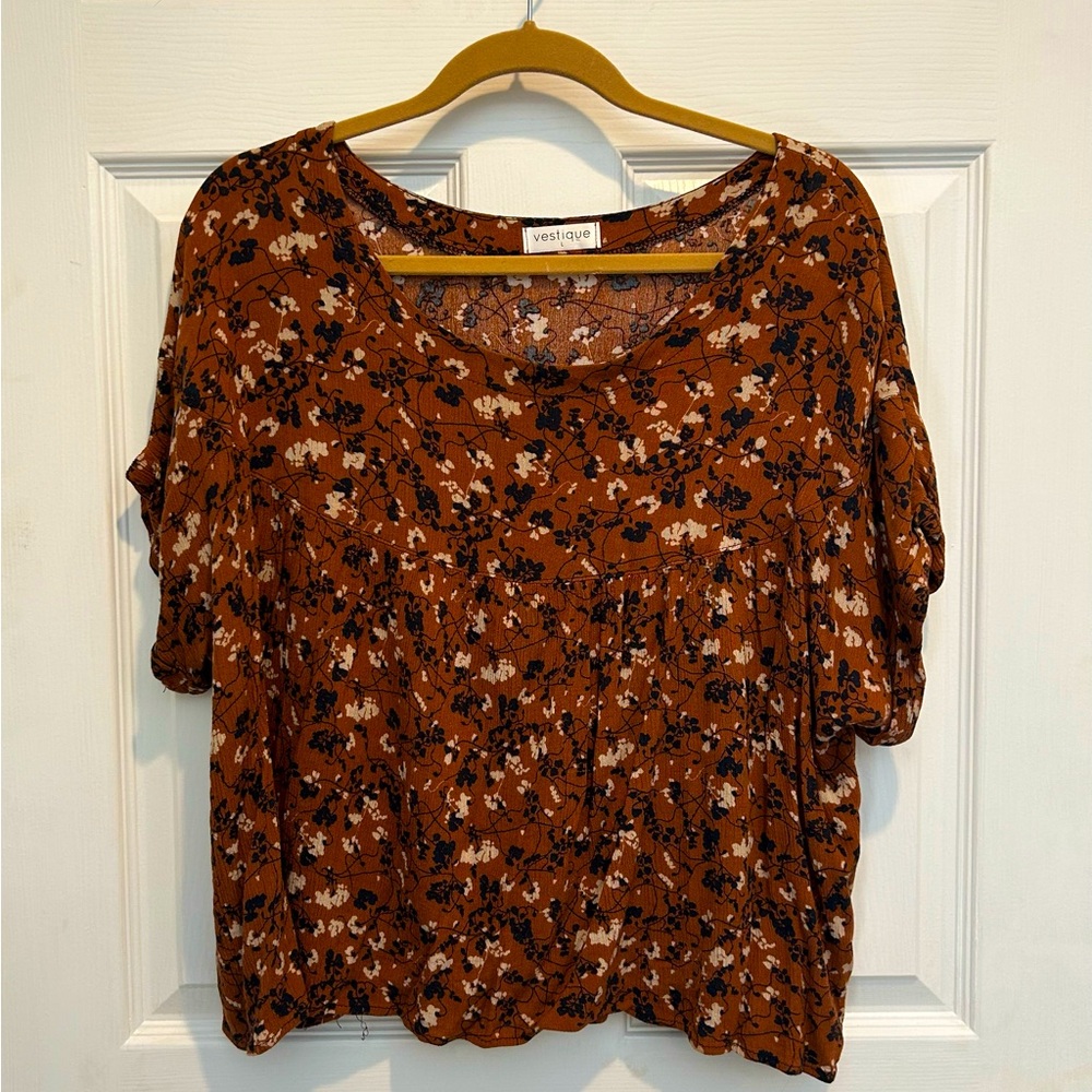Vestique Floral Flowy Top